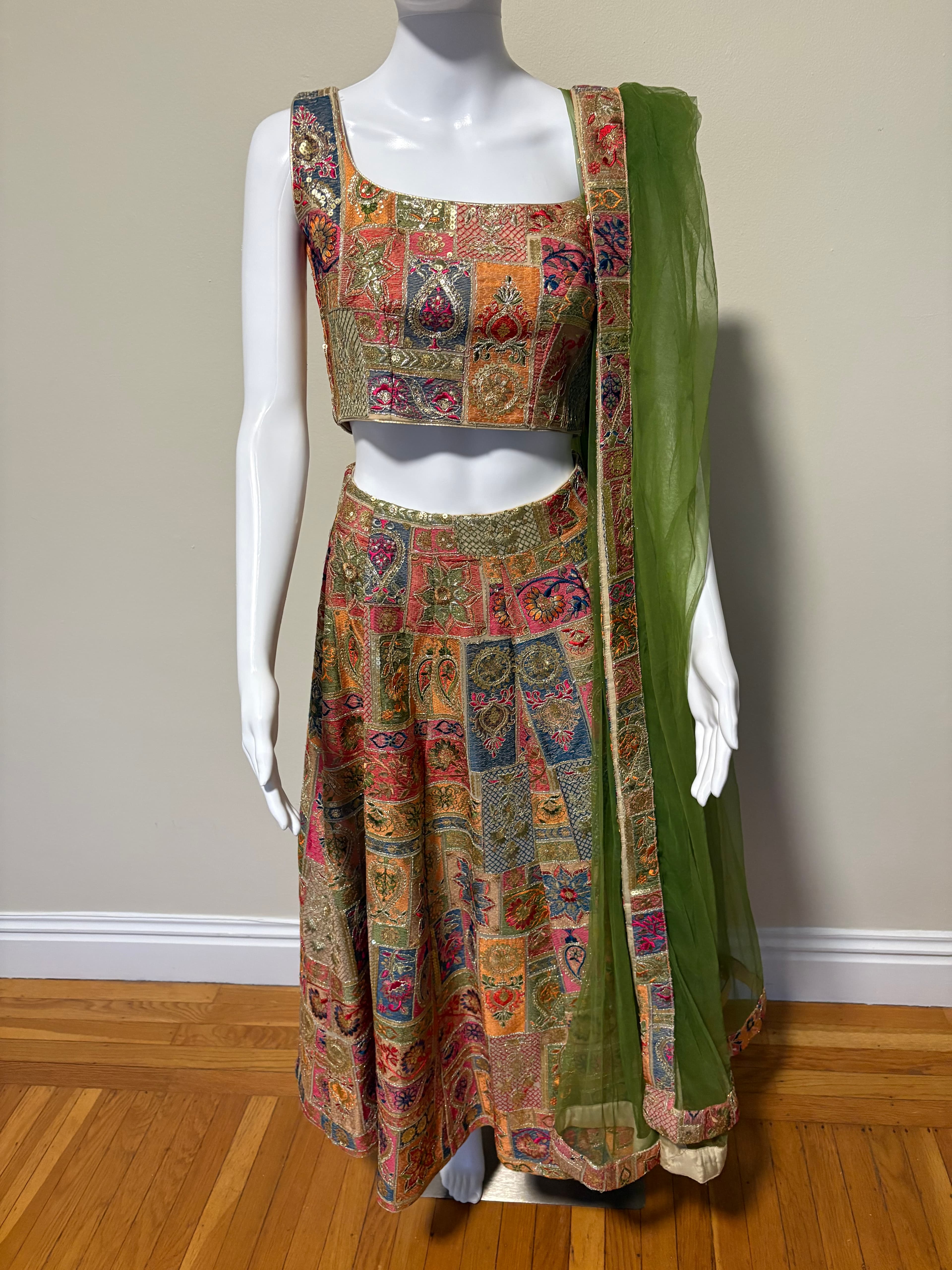 Multicolor Floral Lehenga